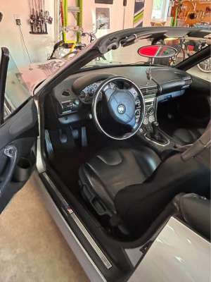 1999 BMW M Roadster in Arctic Silver Metallic over Black Nappa