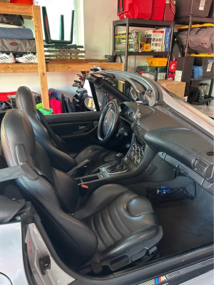 1999 BMW M Roadster in Arctic Silver Metallic over Black Nappa