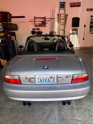 1999 BMW M Roadster in Arctic Silver Metallic over Black Nappa