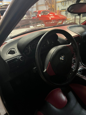 1999 BMW M Roadster in Alpine White 3 over Imola Red & Black Nappa