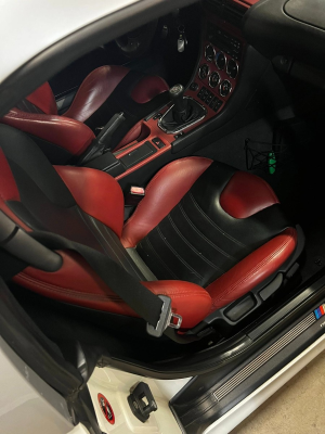 1999 BMW M Roadster in Alpine White 3 over Imola Red & Black Nappa