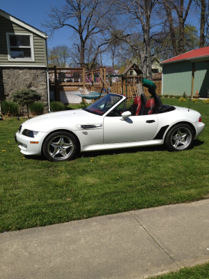 1999 BMW M Roadster in Alpine White 3 over Imola Red & Black Nappa