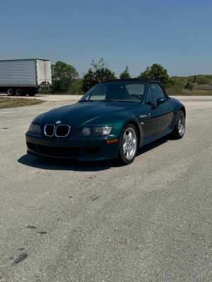 1999 BMW M Roadster in Boston Green Metallic over Dark Gray & Black Nappa