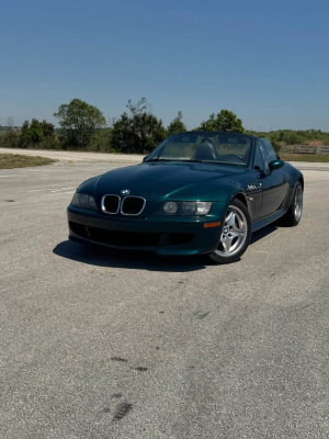 1999 BMW M Roadster in Boston Green Metallic over Dark Gray & Black Nappa