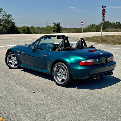1999 BMW M Roadster in Boston Green Metallic over Dark Gray & Black Nappa