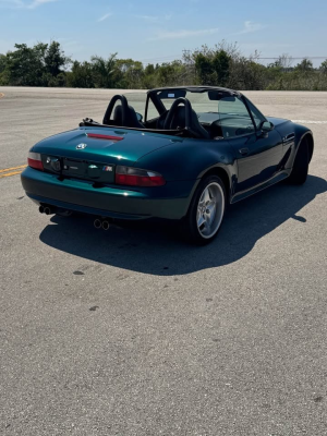 1999 BMW M Roadster in Boston Green Metallic over Dark Gray & Black Nappa