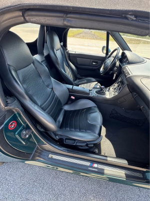 1999 BMW M Roadster in Boston Green Metallic over Dark Gray & Black Nappa