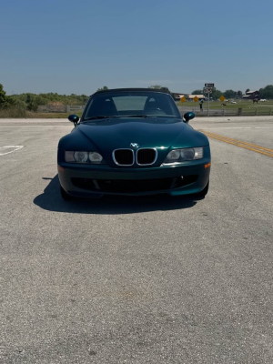 1999 BMW M Roadster in Boston Green Metallic over Dark Gray & Black Nappa