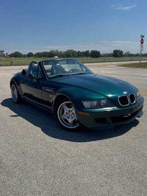1999 BMW M Roadster in Boston Green Metallic over Dark Gray & Black Nappa