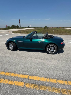 1999 BMW M Roadster in Boston Green Metallic over Dark Gray & Black Nappa