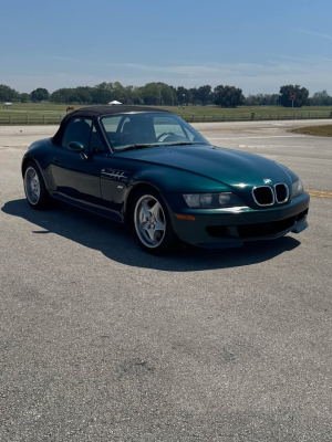 1999 BMW M Roadster in Boston Green Metallic over Dark Gray & Black Nappa