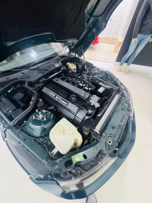 1999 BMW M Roadster in Boston Green Metallic over Dark Gray & Black Nappa