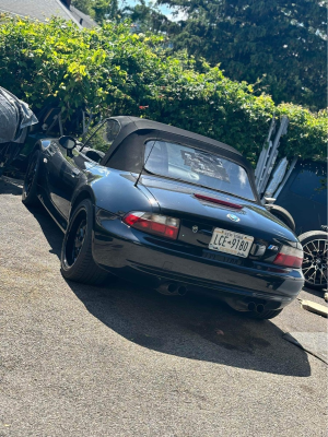 1999 BMW M Roadster in Cosmos Black Metallic over Black Nappa