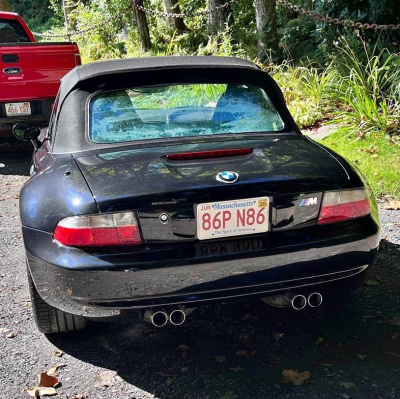 1999 BMW M Roadster in Cosmos Black Metallic over Black Nappa