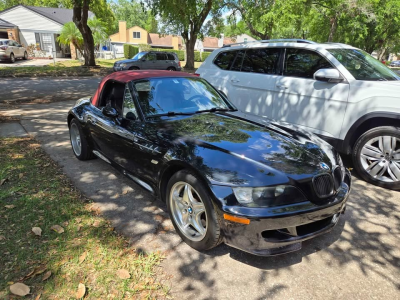 1999 BMW M Roadster in Cosmos Black Metallic over Dark Gray & Black Nappa