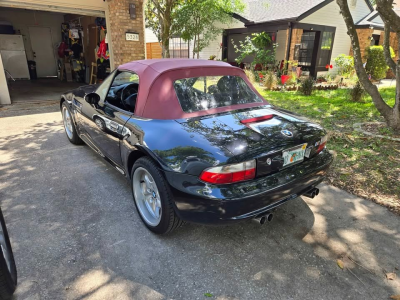 1999 BMW M Roadster in Cosmos Black Metallic over Dark Gray & Black Nappa