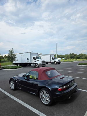 1999 BMW M Roadster in Cosmos Black Metallic over Dark Gray & Black Nappa