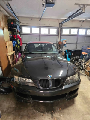 1999 BMW M Roadster in Cosmos Black Metallic over Dark Gray & Black Nappa
