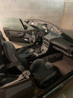 1999 BMW M Roadster in Cosmos Black Metallic over Dark Gray & Black Nappa