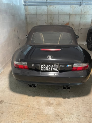 1999 BMW M Roadster in Cosmos Black Metallic over Dark Gray & Black Nappa