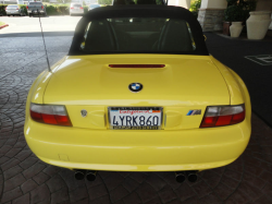 1999 BMW M Roadster in Dakar Yellow 2 over Dark Gray & Black Nappa