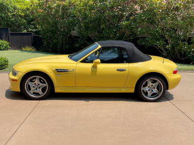 1999 BMW M Roadster in Dakar Yellow 2 over Black Nappa
