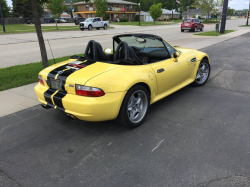 1999 BMW M Roadster in Dakar Yellow 2 over Black Nappa