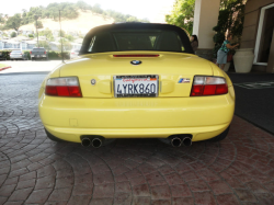 1999 BMW M Roadster in Dakar Yellow 2 over Dark Gray & Black Nappa