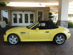 1999 BMW M Roadster in Dakar Yellow 2 over Dark Gray & Black Nappa