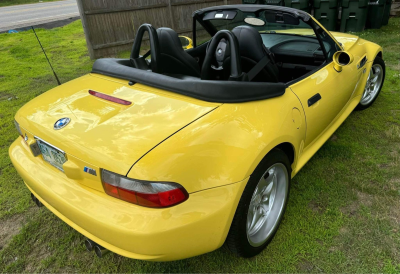 1999 BMW M Roadster in Dakar Yellow 2 over Black Nappa