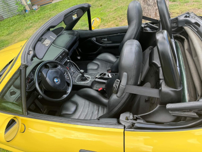 1999 BMW M Roadster in Dakar Yellow 2 over Black Nappa