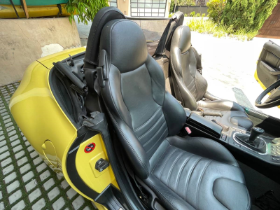 1999 BMW M Roadster in Dakar Yellow 2 over Black Nappa