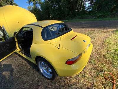1999 BMW M Roadster in Dakar Yellow 2 over Black Nappa