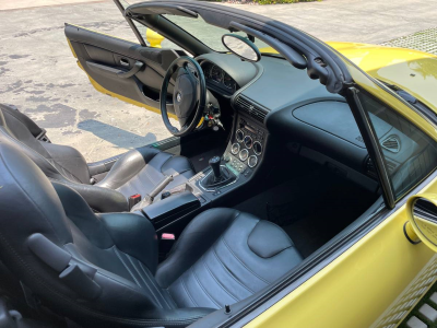 1999 BMW M Roadster in Dakar Yellow 2 over Black Nappa