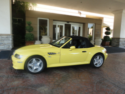 1999 BMW M Roadster in Dakar Yellow 2 over Dark Gray & Black Nappa