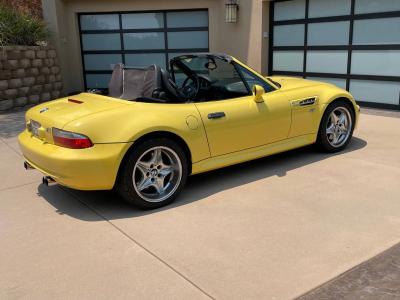 1999 BMW M Roadster in Dakar Yellow 2 over Black Nappa