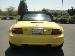 1999 BMW M Roadster in Dakar Yellow 2 over Dark Gray & Black Nappa