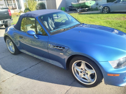 1999 BMW M Roadster in Estoril Blue Metallic over Estoril Blue & Black Nappa