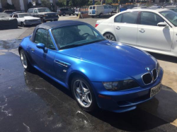 1999 BMW M Roadster in Estoril Blue Metallic over Estoril Blue & Black Nappa