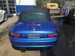 1999 BMW M Roadster in Estoril Blue Metallic over Estoril Blue & Black Nappa