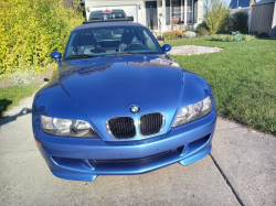 1999 BMW M Roadster in Estoril Blue Metallic over Estoril Blue & Black Nappa