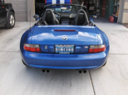 1999 BMW M Roadster in Estoril Blue Metallic over Black Nappa