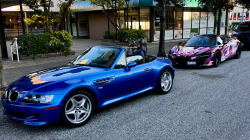 1999 BMW M Roadster in Estoril Blue Metallic over Estoril Blue & Black Nappa