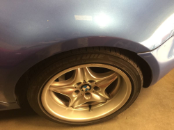 1999 BMW M Roadster in Estoril Blue Metallic over Estoril Blue & Black Nappa