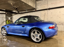 1999 BMW M Roadster in Estoril Blue Metallic over Estoril Blue & Black Nappa