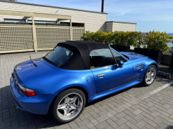 1999 BMW M Roadster in Estoril Blue Metallic over Estoril Blue & Black Nappa