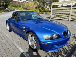 1999 BMW M Roadster in Estoril Blue Metallic over Estoril Blue & Black Nappa