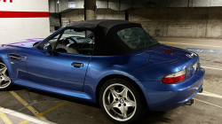 1999 BMW M Roadster in Estoril Blue Metallic over Estoril Blue & Black Nappa