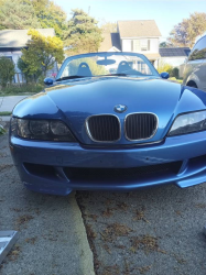 1999 BMW M Roadster in Estoril Blue Metallic over Estoril Blue & Black Nappa