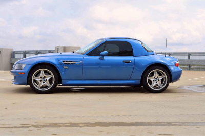 1999 BMW M Roadster in Estoril Blue Metallic over Estoril Blue & Black Nappa